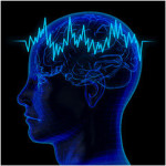 Brain with electricity