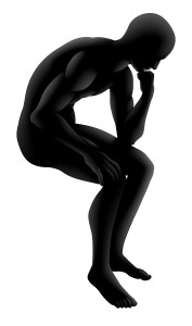 The Thinker Silhouette Concept